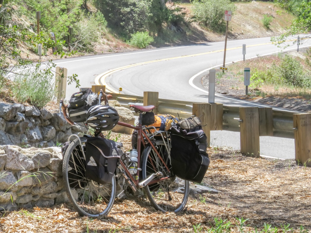 PCR Bike Tour Day 4 of 39 Bike Touring Banning to Idyllwild CA. Low mileage but long hot climb