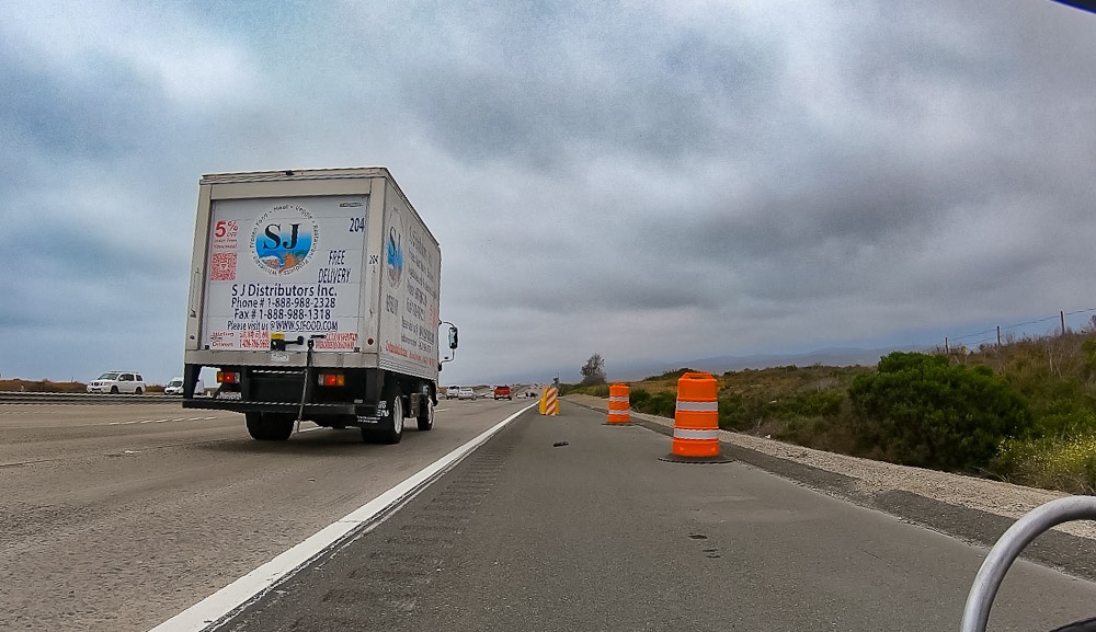 PCR Bike Tour Day 9 of 39 Carlsbad to Doheny SP at Dana Point. Rush, fix wheel, late afternoon ride